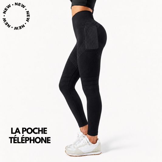 Leggings Slanciata con Tasca