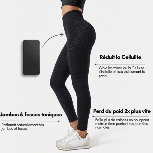 Leggings Slanciata con Tasca