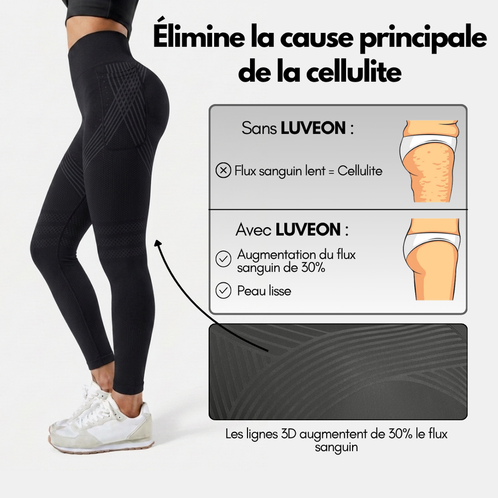 Leggings Slanciata con Tasca