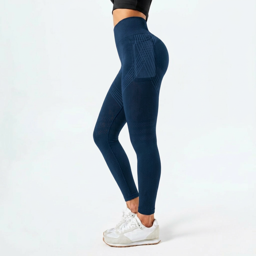 Leggings Slanciata con Tasca