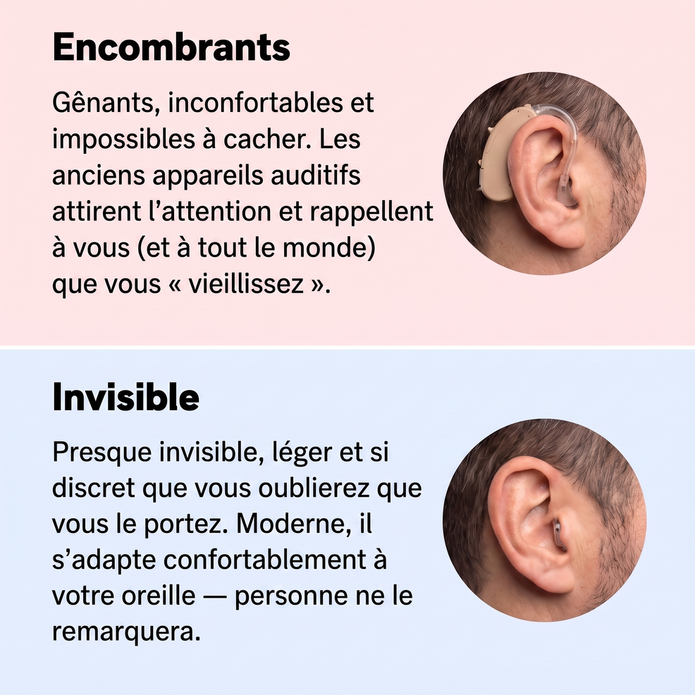 Claria™ Mini — Appareil auditif invisible