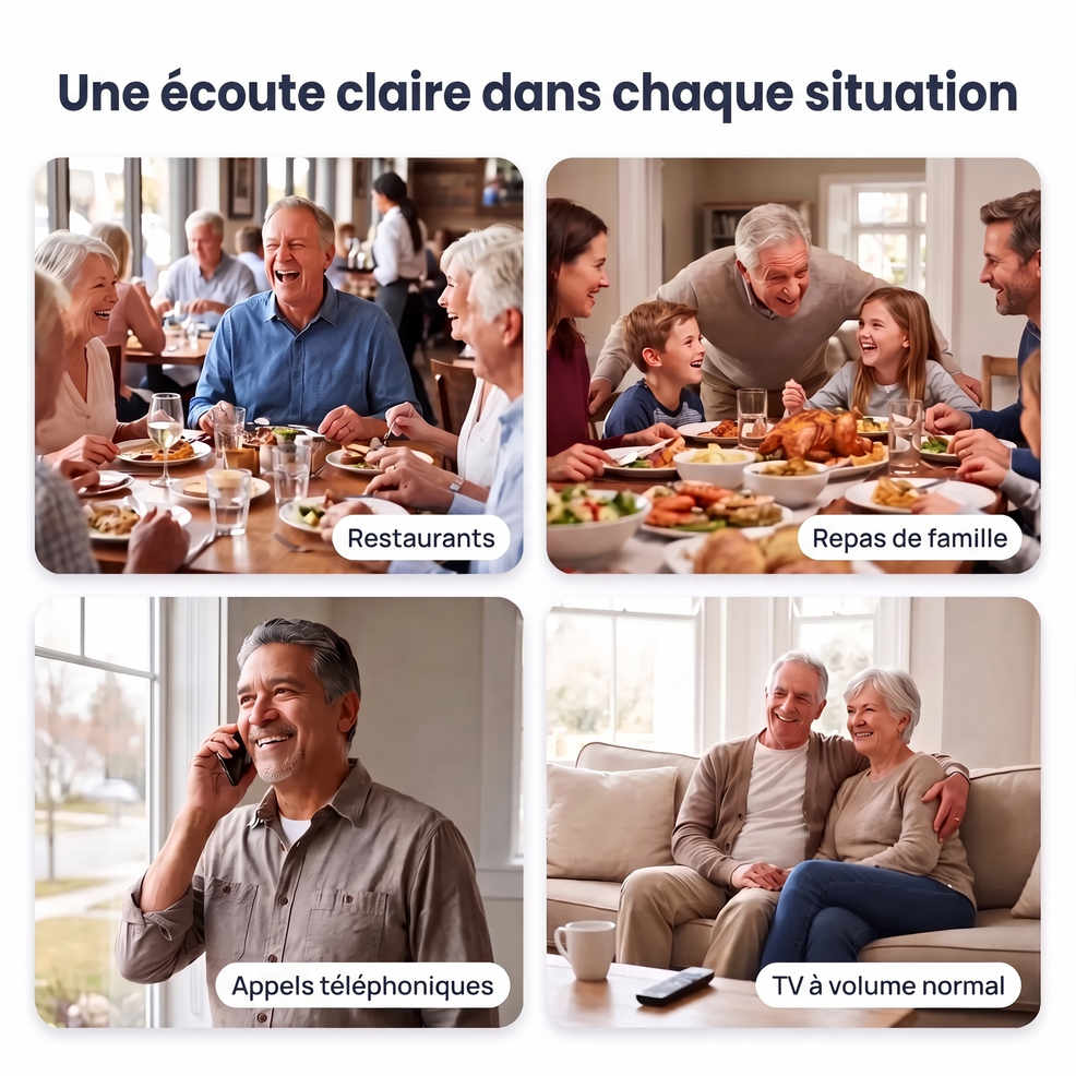 Claria™ Mini — Appareil auditif invisible
