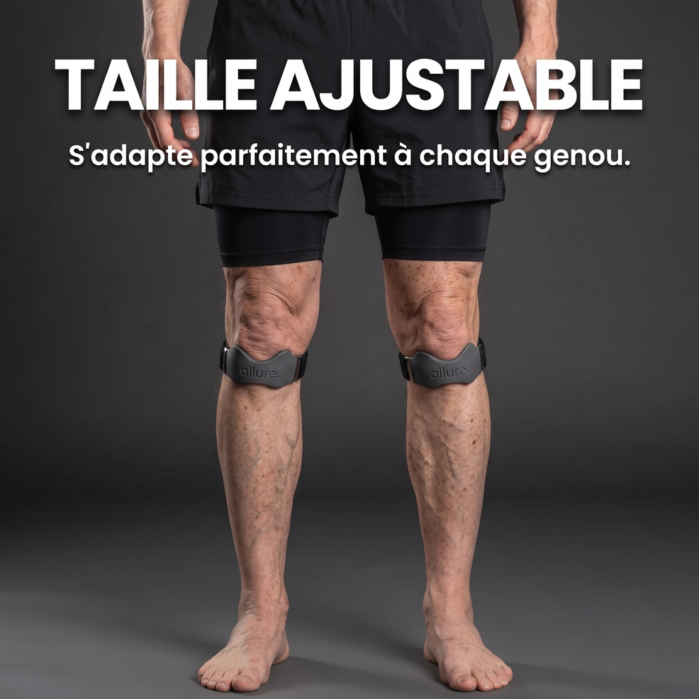 Taille ajustable, s adapte a chaque genou
