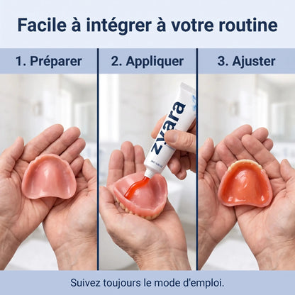 Zyara™ | Fini le dentier qui glisse — Tenue sûre toute la journée